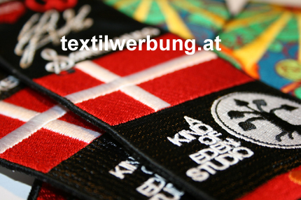 Textilwerbung